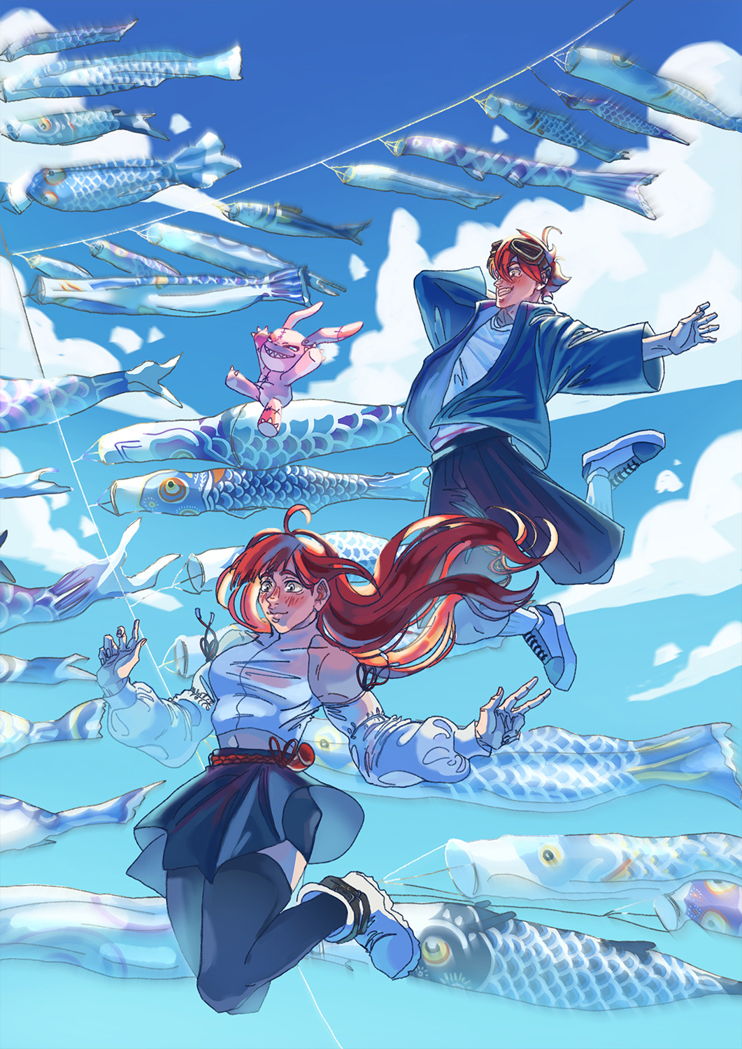 Saltando entre nubes y escamas